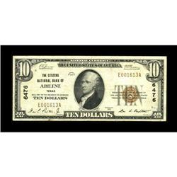 Abilene, TX - $10 1929 Ty. 1 The Citizens NB Ch. # 6476