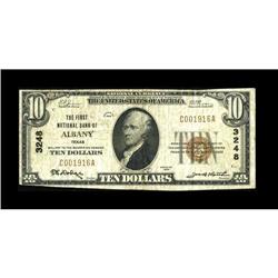 Albany, TX - $10 1929 Ty. 1 The First NB Ch. # 3248A de