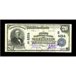 Amarillo, TX - $20 1902 Plain Back Fr. 653 The First NB