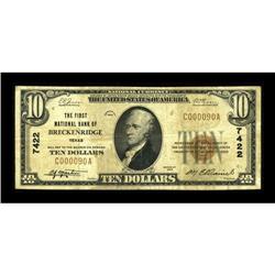 Breckenridge, TX - $10 1929 Ty. 1 The First NB Ch. # 74