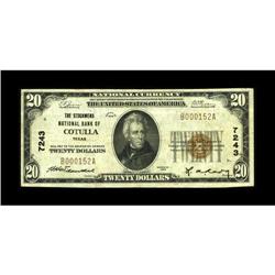 Cotulla, TX - $20 1929 Ty. 1 The Stockmens NB Ch. # 724