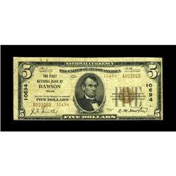 Dawson, TX - $5 1929 Ty. 2 The First NB Ch. # 10694This