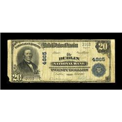 Dublin, TX - $20 1902 Plain Back Fr. 655 The Dublin NB