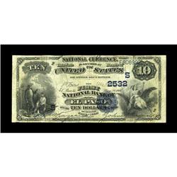 El Paso, TX - $10 1882 Date Back Fr. 545 The First NB C