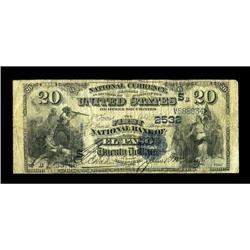 El Paso, TX - $20 1882 Value Back Fr. 581 The First NB