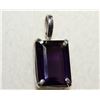 Image 1 : Natural Purple Amethyst Pendant