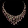 Image 1 : Natural Top Red Ruby & Fancy Sapphire 728 Cts Necklace