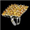 Image 1 : Natural Yellow Citrine Ring