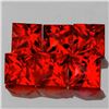 Image 1 : Natural AAA Orange Red Sapphire 6 Pcs{Flawless-VVS}