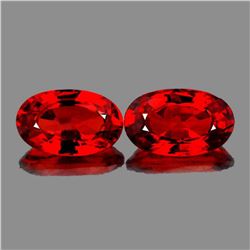 Natural Ruby Pair 5x4 MM - VVS