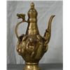 Image 4 : Chinese Brass 8 Immortals Wine Tea/ Wine Pot