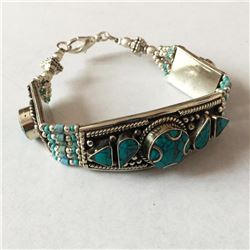 Tibet Hand Made Turquoise Bracelet