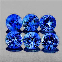 Natural AAA Ceylon Blue Sapphire 7 Pcs[Flawless-VVS]