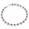 Image 3 : Natural Unheated Rhodolite Garnet Bracelet
