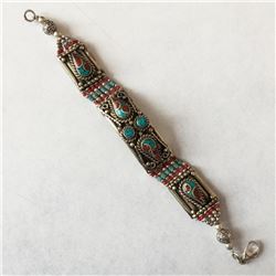Tibet Hand Made Turquoise Bracelet