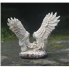 Image 4 : Hand carved Antler 3D Landing Eagle Pair