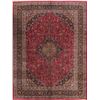 Image 1 : 13 X 10 hand knotted wool medallion area rug early 19th/c