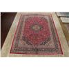Image 2 : 13 X 10 hand knotted wool medallion area rug early 19th/c