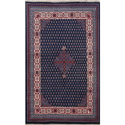 6 X 4 hand knotted wool paisley botemir area rug late 19th/c