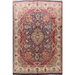13 X 10 hand knotted wool dynasty area rug mid 19th/c