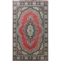 13 X 10 hand knotted wool floral turkish area rug late 19th/c