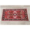 Image 4 : 3 X 1 hand knotted wool foyer oriental rug mid 20th/c
