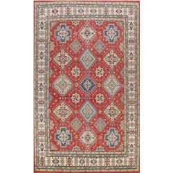 12 X 9 hand knotted wool geometric area rug late 19th/c