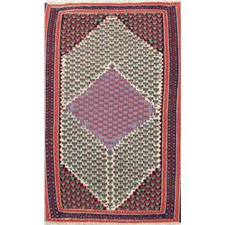 6 X 4 hand knotted woven senneh oriental kilim mid 20th/c