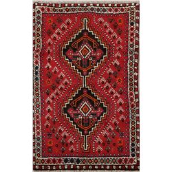 4 X 3 hand knotted wool abadeh area rug late 19th/c