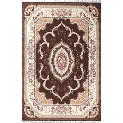 10 X 7 hand knotted wool floral turkish rug early 20th/c