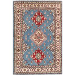 5 X 3 hand knotted wool kazak rug late 19th/c