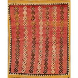 5 X 3 hand knotted wool moroccan area rug late 19th/c