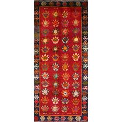 6 X 4 hand knotted wool abadeh area rug early 20th/c