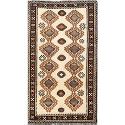 7 X 4 hand knotted wool gabbeh oriental rug late 19th/c