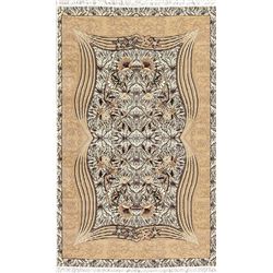 7 X 5 hand knotted wool floral turkish rug late 19th/c