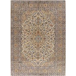 13 X 10 hand knotted wool floral oriental area rug early 19th/c