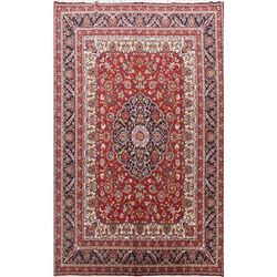 13 X 10 hand knotted wool floral turkish area rug early 19th/c