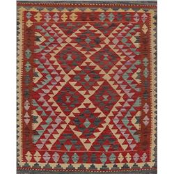 4 X 3 hand knotted woven turkish kilim mid 20th/c
