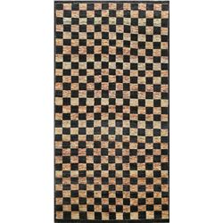 9 X 5 hand knotted wool gabbeh area rug  late 20th/c