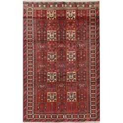 10 X 6 hand knotted wool bakhtiari oriental area rug