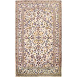 5 X 3 hand knotted wool floral oriental rug mid 19th/c