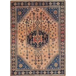 7 X 5 hand knotted wool sirjan oriental area rug mid 19th/c