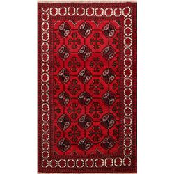 6 X 4 hand knotted wool balouch rug late 19th/c