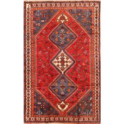 8 X 5 hand knotted wool abadeh rug late 19th/c