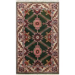 6 X 4 hand knotted wool oriental rug mid 20th/c