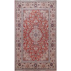 12 X 8 hand knotted wool floral turkish area rug mid 19th/c