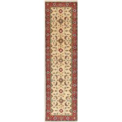 10 X 3 hand knotted wool kazak rug runner mid 20th/c