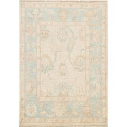 4 X 3 hand knotted wool turkish rug early 19th/c