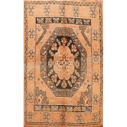 9 X 6 hand knotted wool moroccan area rug mid 19th/c