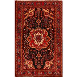 6 X 4 hand knotted wool nahavand oriental rug early 20th/c